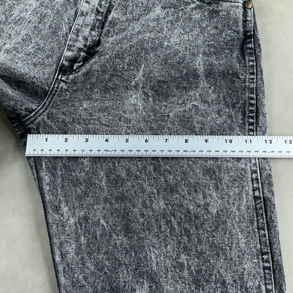 Vintage Wrangler Jeans Mens 34x34 Gray Acid Wash Straight Leg 13MWZ (Fits 31x33) - Picture 11 of 14